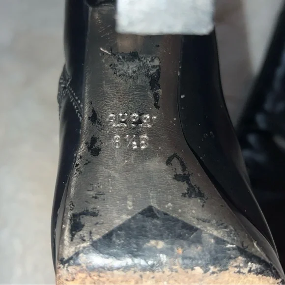 GUCCI Patent Leather Platform Boot - Picture 9 of 13